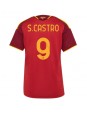 AS Roma Santiago Castro #9 Domácí Dres pro Dámské 2026-27 Krátký Rukáv